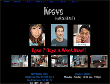 Tablet Screenshot of hairkrave.com